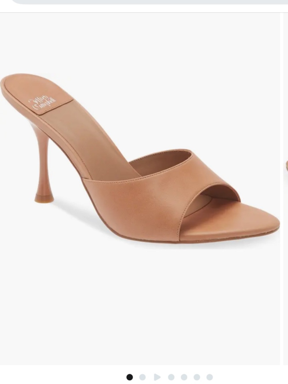 Jeffrey Campbell Agent Mule in color Caviar Beige Size 7